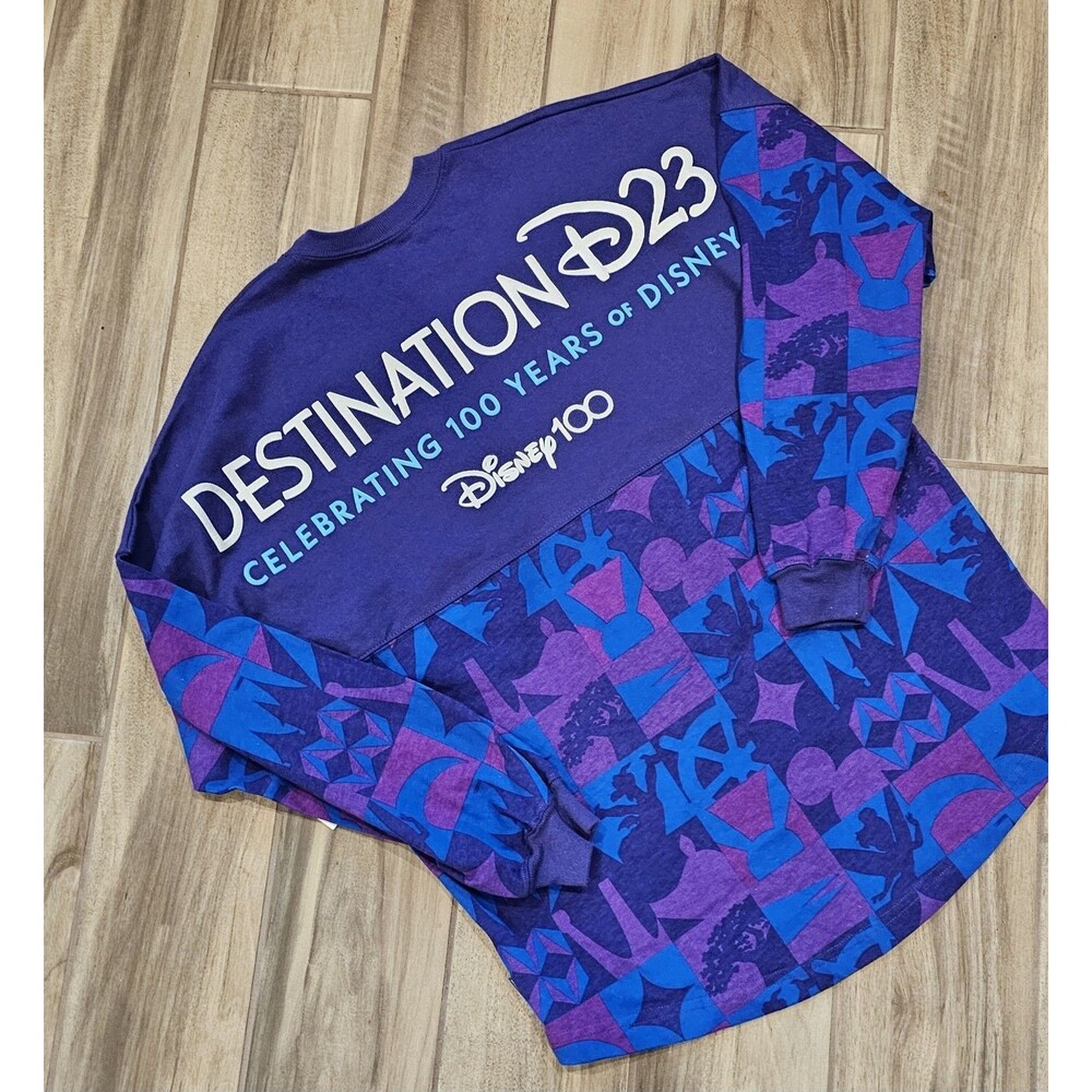 Destination D23 Disney Mickey Mouse Purple Spirit Jersey Medium NWT
